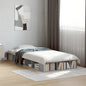 JUNG Vida Bettgestell Betongrau 100x200 cm Holzwerkstoff