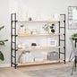 JUNG Vida Schweberegale 2 Stk. 120x30x2 cm Massivholz Akazie Unbehandelt