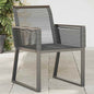 JUNG Vida Gartenstühle 4 Stk. Schwarz Poly Rattan