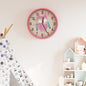 JUNG Vida Wanduhr Rosa Ø25,5 cm Polystyren und Glas
