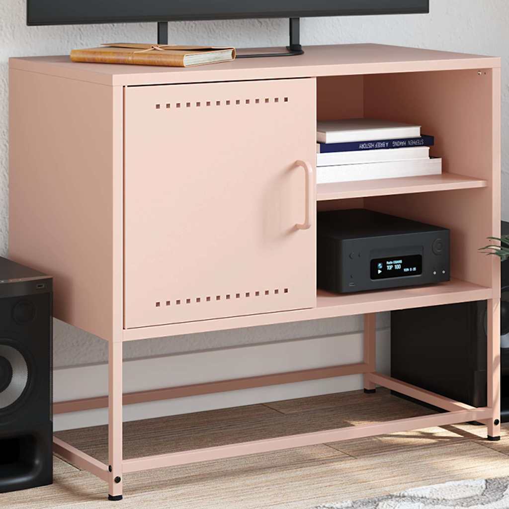JUNG Vida TV-Schrank Rosa 68x39x60,5 cm Stahl