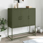 JUNG Vida Sideboard Olivgrün 100,5x39x107 cm Stahl