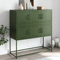 JUNG Vida Sideboard Olivgrün 100,5x39x107 cm Stahl