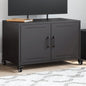 JUNG Vida TV-Schrank Schwarz 68x39x43,5 cm Stahl