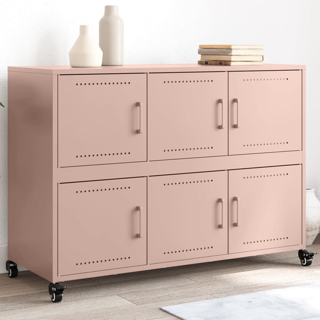 JUNG Vida Sideboard Rosa 100,5x39x72 cm Stahl