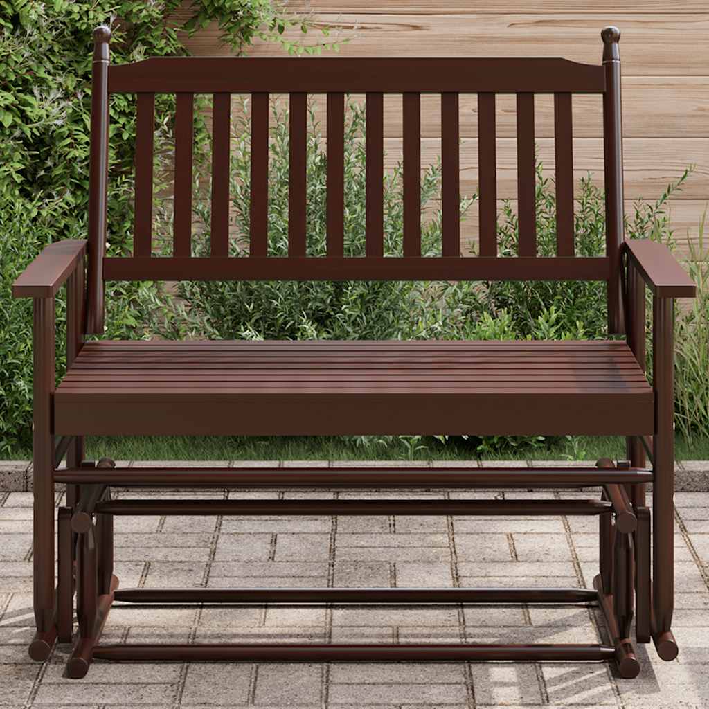 JUNG Vida Schaukelbank Braun 118x70x104,5 cm Massivholz Pappel