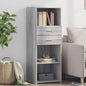 JUNG Vida Highboard Grau Sonoma 45x42,5x124 cm Holzwerkstoff
