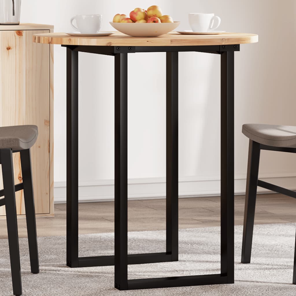 JUNG Vida Tischplatte Rund Ø70x2 cm Massivholz Akazie