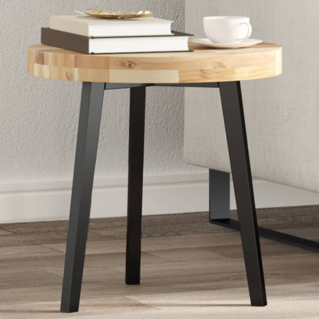 JUNG Vida Tischplatte Rund Ø40x4 cm Massivholz Akazie