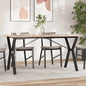 JUNG Vida Esstisch Y-Gestell 140x80x75 cm Massivholz Kiefer und Stahl