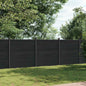 JUNG Vida Zaunelement Grau 526x186 cm WPC