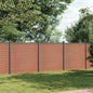 JUNG Vida Zaunelement Braun 526x186 cm WPC