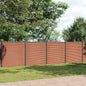 JUNG Vida Zaunelement Braun 699x186 cm WPC