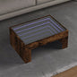 JUNG Vida Couchtisch mit Infinity-LED Räuchereiche 70x50x30 cm