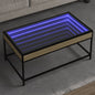 JUNG Vida Couchtisch mit Infinity-LED Sonoma-Eiche 90x50x41 cm