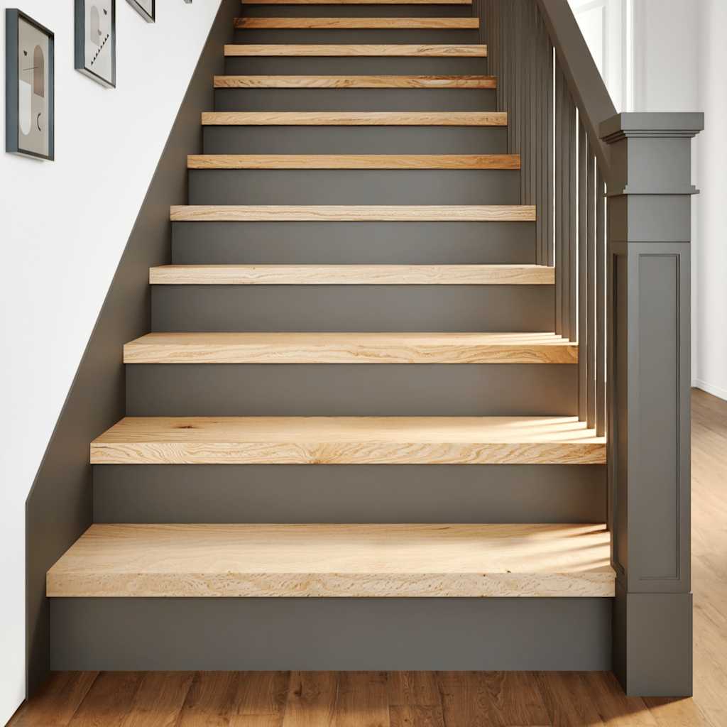 JUNG Vida Treppenstufen 20 Stk. Unbehandelt 100x25x2 cm Massivholz Eiche