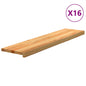 JUNG Vida Treppenstufen 16 Stk. Hellbraun 110x25x2 cm Massivholz Eiche