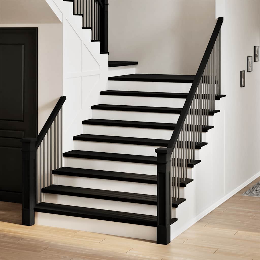 JUNG Vida Treppenstufen 8 Stk. Dunkelbraun 110x25x2 cm Massivholz Eiche