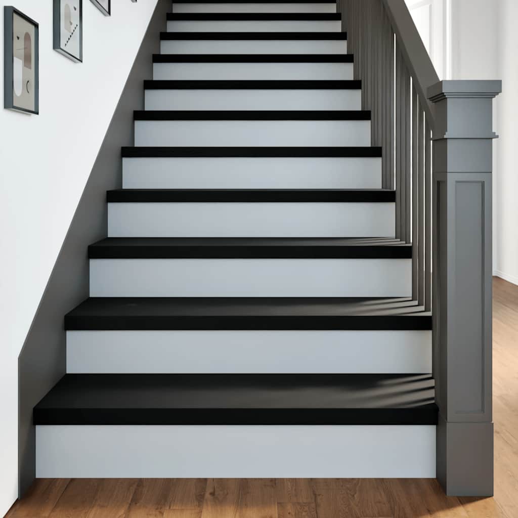 JUNG Vida Treppenstufen 20 Stk. Dunkelbraun 100x25x2 cm Massivholz Eiche