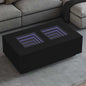 JUNG Vida Couchtisch mit Infinity-LED Schwarz 116x69x40 cm