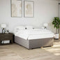 JUNG Vida Bettgestell ohne Matratze Taupe 140x200 cm Stoff