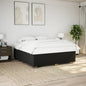 JUNG Vida Bettgestell ohne Matratze Schwarz 180x200 cm Stoff