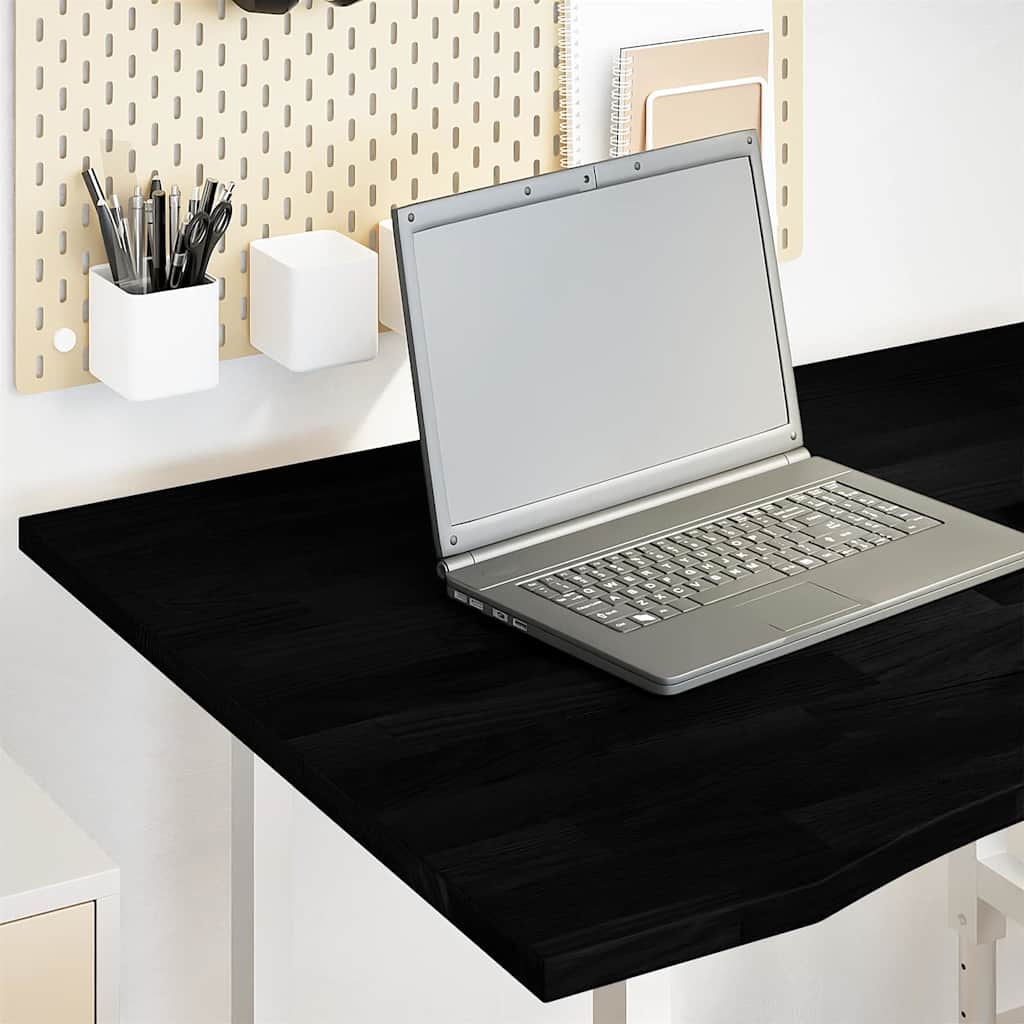 JUNG Vida Schreibtischplatte Dunkelbraun 100x80x2,5 cm Massivholz Eiche