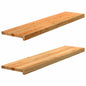 JUNG Vida Fensterbänke 2 Stk. Hellbraun 110x30x2 cm Massivholz Eiche