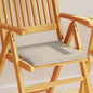JUNG Vida Garten-Sitzkissen 4 Stk. Taupe 45x45x2 cm Quadratisch