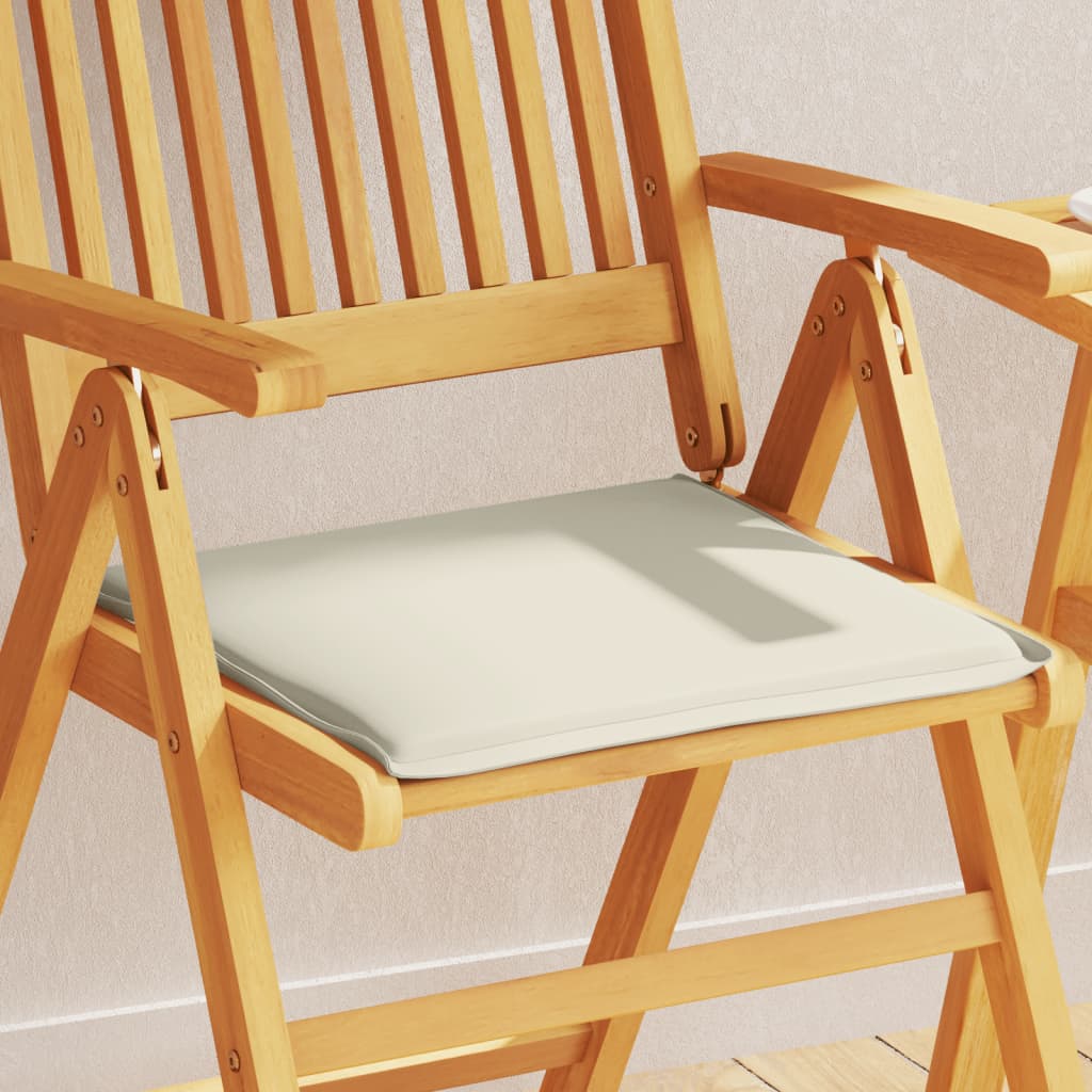 JUNG Vida Garten-Sitzkissen 4 Stk. Creme 45x45x2 cm Quadratisch