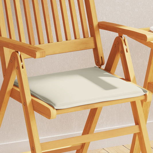 JUNG Vida Garten-Sitzkissen 4 Stk. Creme 45x45x2 cm Quadratisch