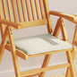 JUNG Vida Garten-Sitzkissen 4 Stk. Creme 45x45x2 cm Quadratisch