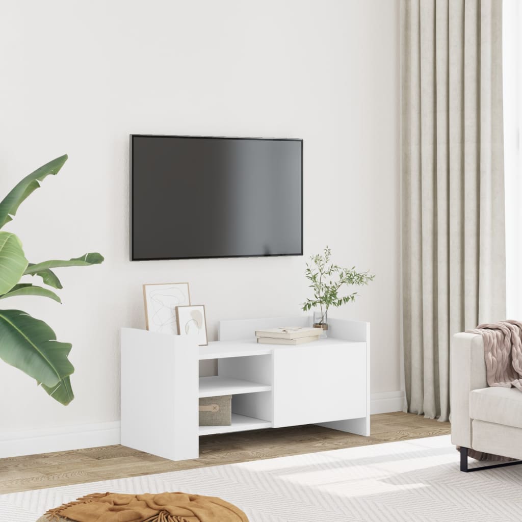 JUNG Vida TV-Schrank Weiß 80x35x40 cm Holzwerkstoff