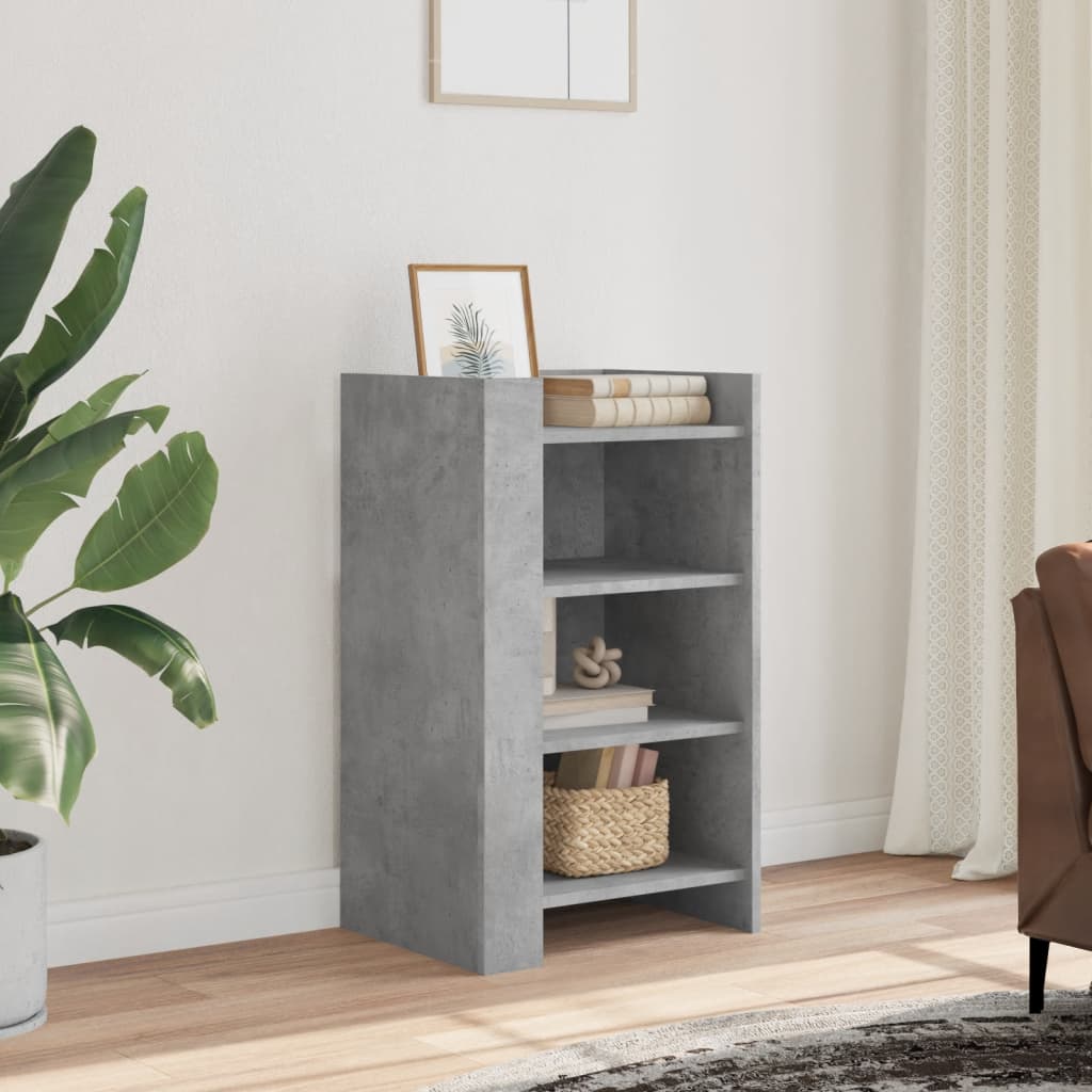 JUNG Vida Sideboard Betongrau 45x35x75 cm Holzwerkstoff
