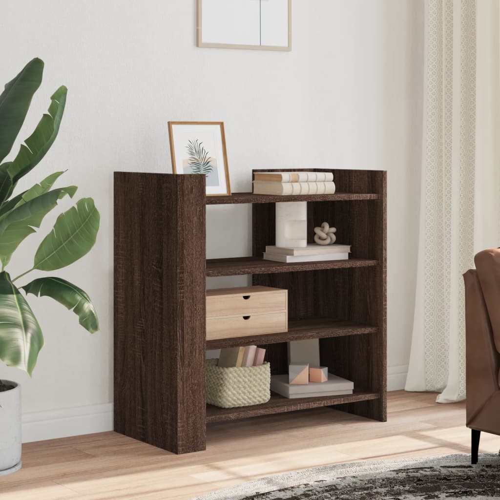 JUNG Vida Sideboard Braun Eichen-Optik 73,5x35x75 cm Holzwerkstoff