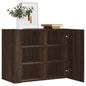 JUNG Vida Wandregal Braun Eichen-Optik 75x35x60 cm Holzwerkstoff