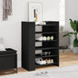 JUNG Vida Schuhschrank Schwarz 74,5x37,5x100 cm Holzwerkstoff