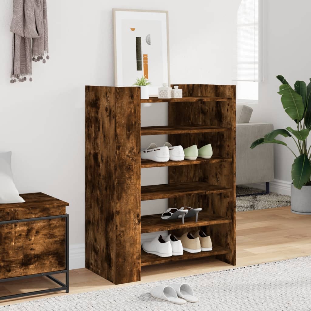 JUNG Vida Schuhschrank Räuchereiche 74,5x37,5x100 cm Holzwerkstoff