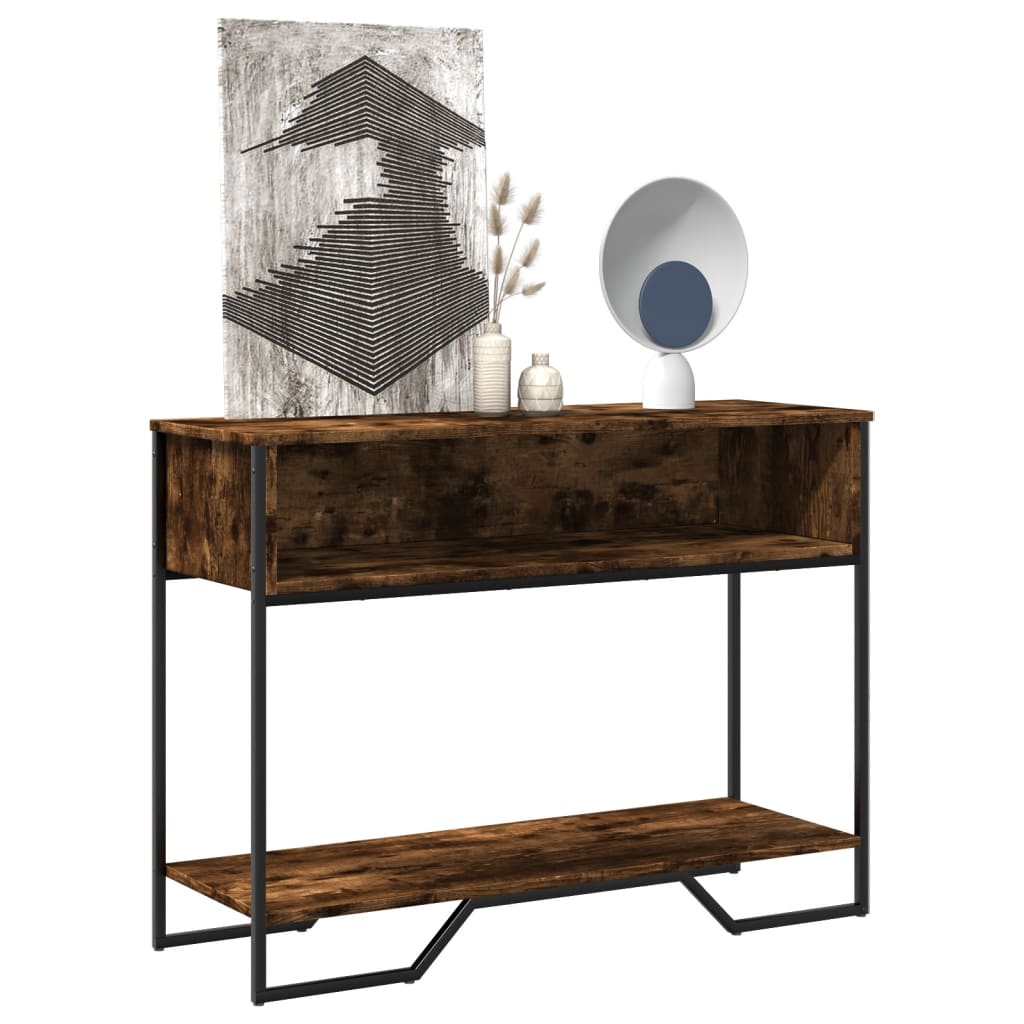 JUNG Vida Konsolentisch Räuchereiche 100x35x74,5 cm Holzwerkstoff