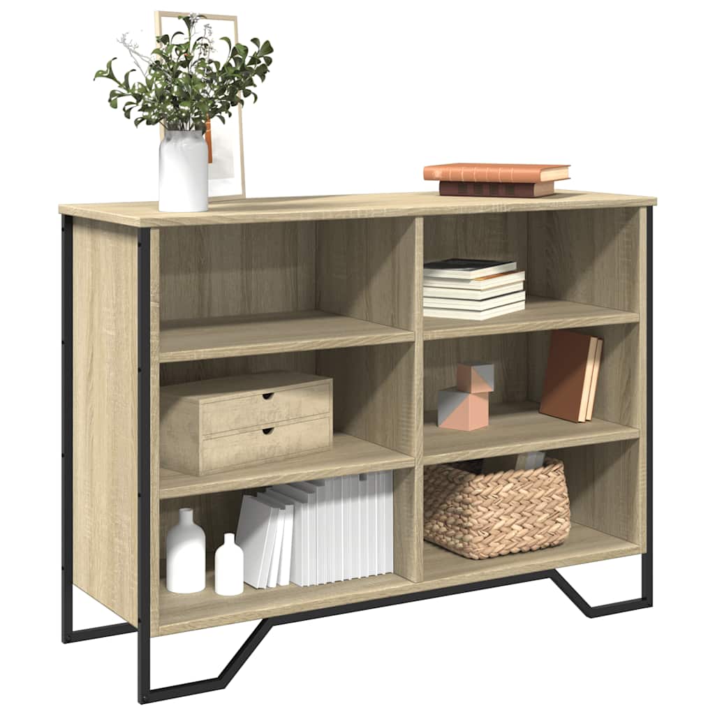 JUNG Vida Sideboard Sonoma-Eiche 101x35,5x74,5 cm Holzwerkstoff