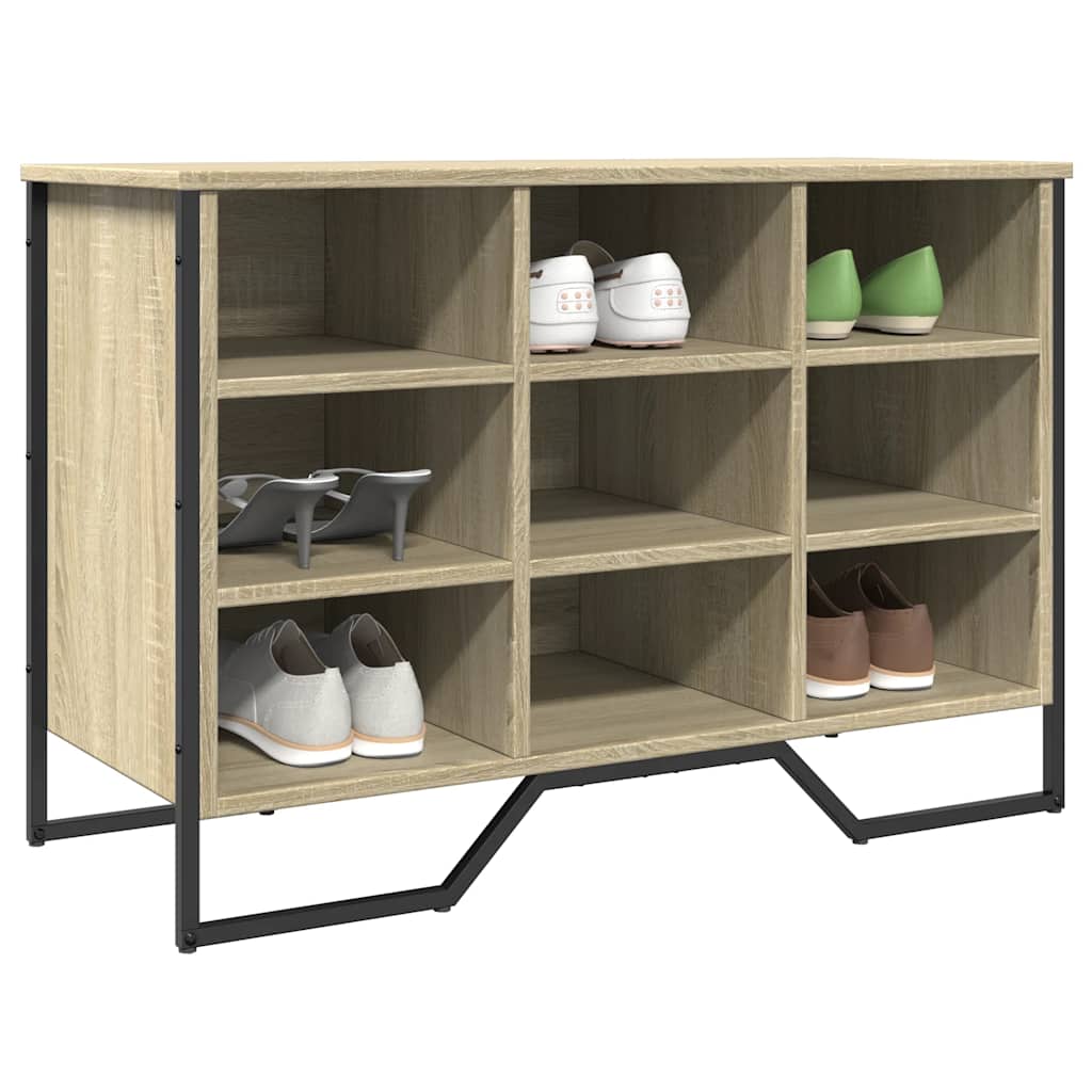JUNG Vida Schuhregal Sonoma-Eiche 90x38x61,5 cm Holzwerkstoff
