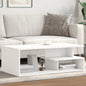 JUNG Vida Couchtisch Weiß 102x55x35 cm Holzwerkstoff