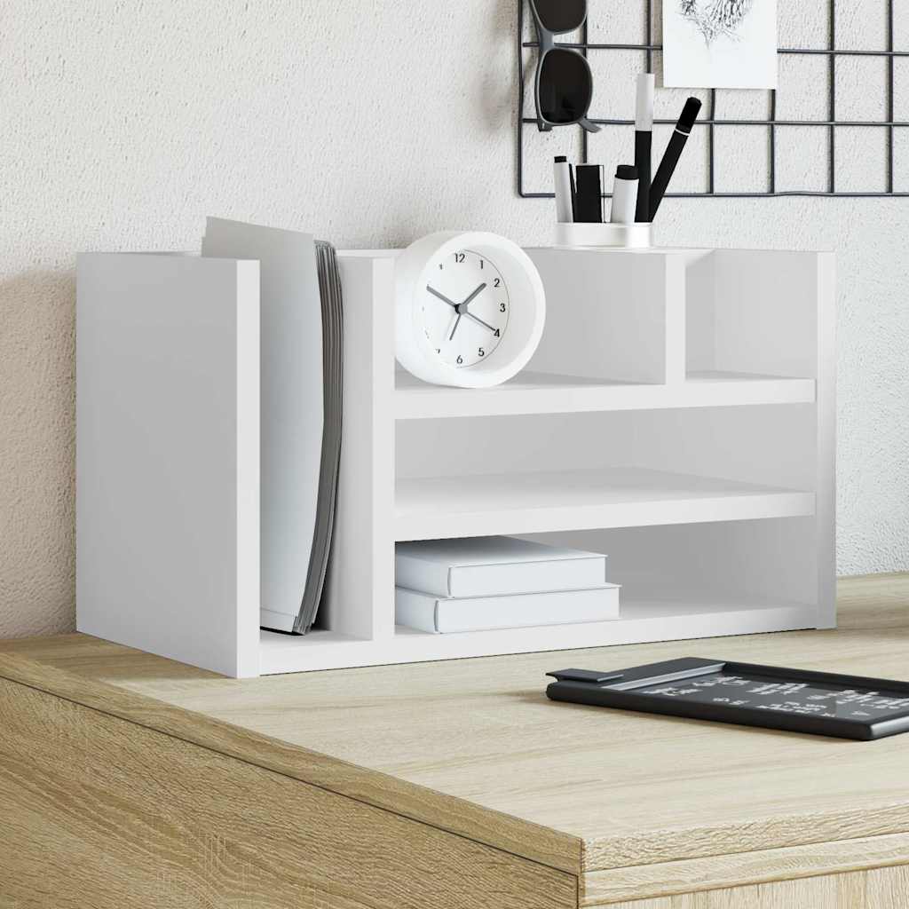 JUNG Vida Schreibtisch-Organizer Weiß 44,5x24x25 cm Holzwerkstoff