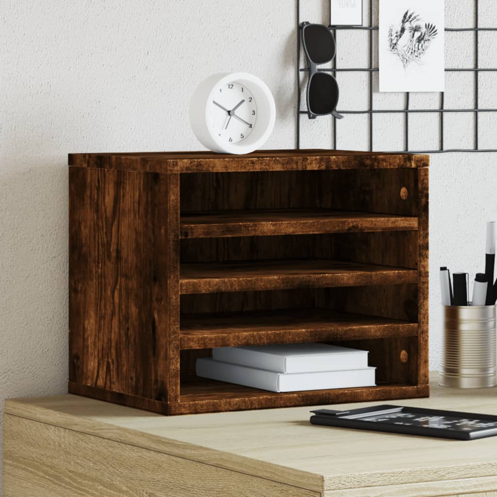JUNG Vida Schreibtisch-Organizer Räuchereiche 36x26x29,5 cm Holzwerkstoff
