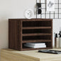 JUNG Vida Schreibtisch-Organizer Braun Eichen-Optik 36x26x29,5 cm