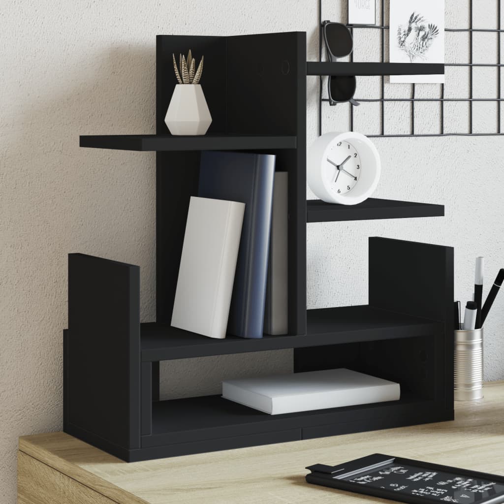 JUNG Vida Schreibtisch-Organizer Schwarz 49x20x52,5 cm Holzwerkstoff