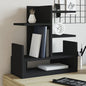 JUNG Vida Schreibtisch-Organizer Schwarz 49x20x52,5 cm Holzwerkstoff