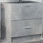 JUNG Vida Waschbeckenunterschrank Betongrau 59x37x59 cm Holzwerkstoff