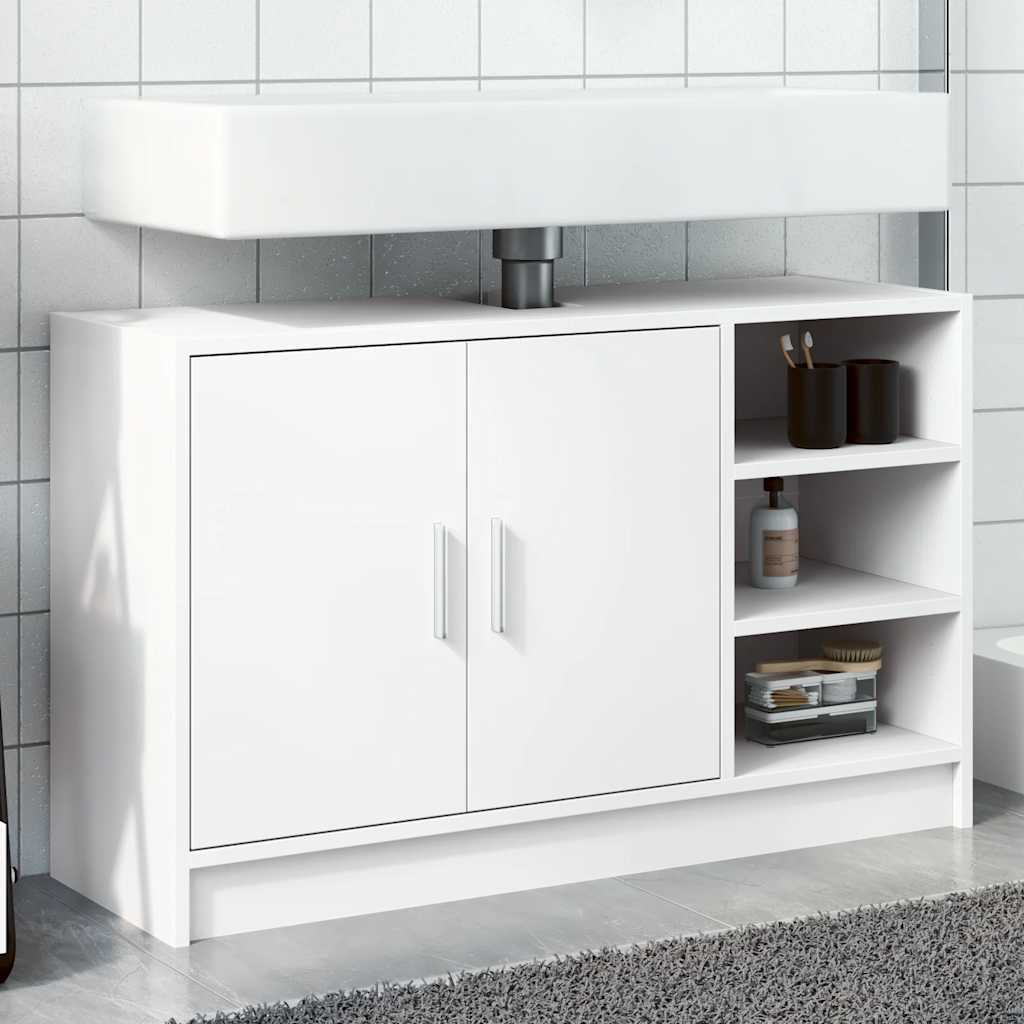 JUNG Vida Waschbeckenunterschrank Weiß 90x29x55 cm Holzwerkstoff