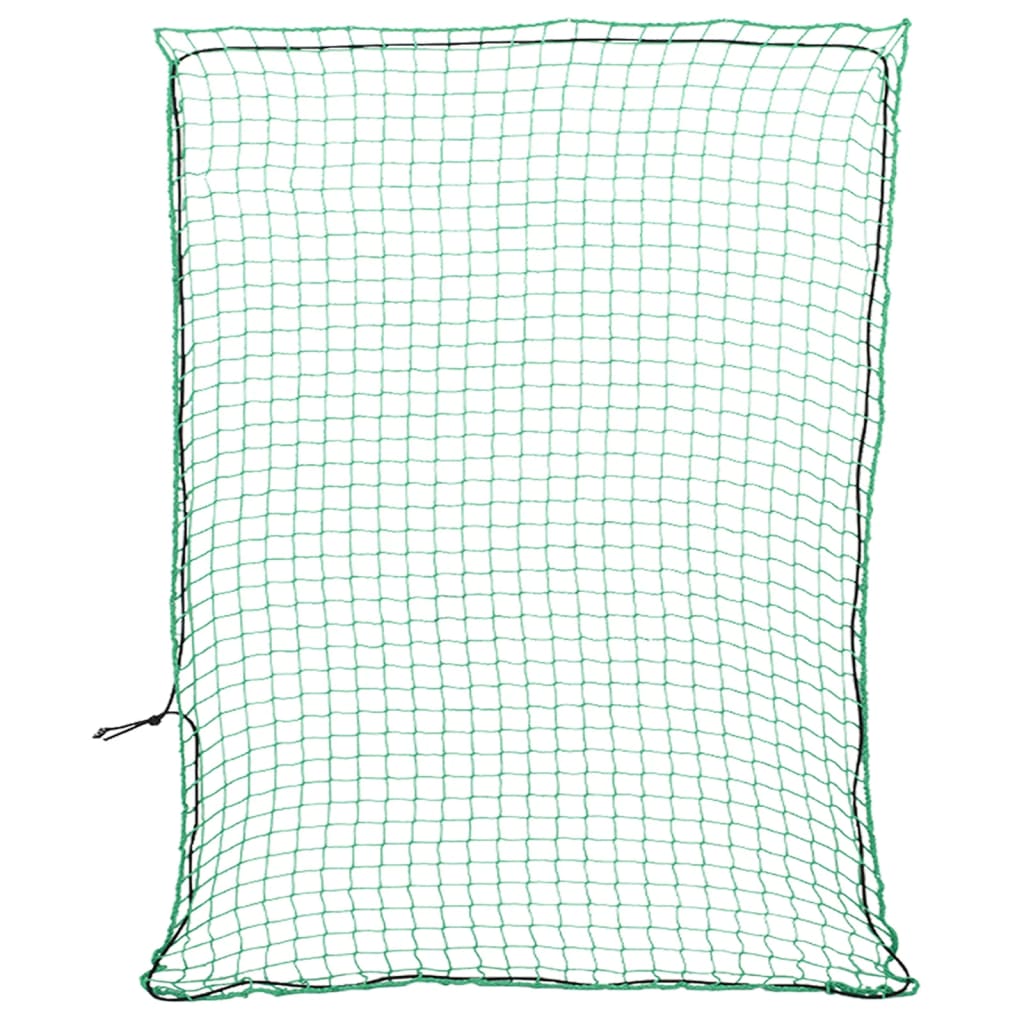 JUNG Vida Anhängernetz mit Gummiseil Grün 3,5x3 m PP